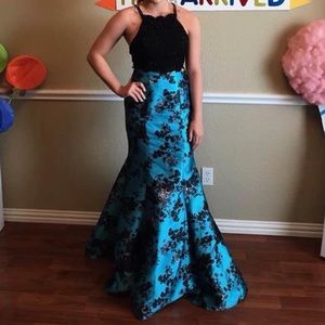 2 Piece Mermaid Style Prom Dress